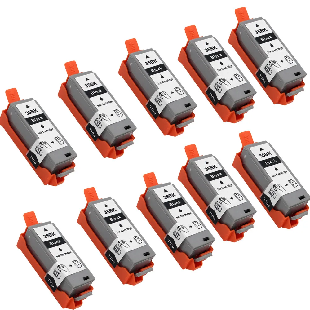 PGI35 CLI36 совместимые картриджи для Canon PGI-35 CLI-36 для Canon IP100B IP100 mini260 mini320/IP100 с батареей - Цвет: 10BK