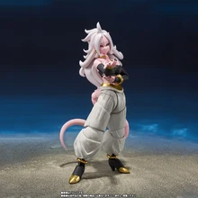 BANDAI Аниме Драконий жемчуг Android 21 Jinzoningen Nijuichi-Go СВЧ игрушки Фигурки Модель украшения Рождественский подарок