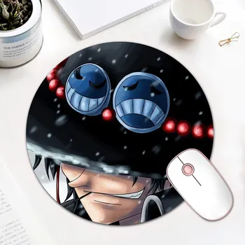 

Cartoon Portgas D Ace One Piece Round Rubber Computer Mousepad Desk Keyboard Mouse Pad Laptop Mice Mat