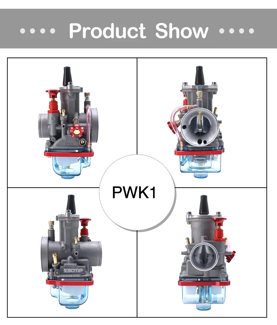 zs motos para motocicleta keihin carburador de carburador reabastecimento de alta velocidade pwk carb fit