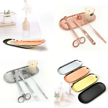

Colorful Stainless Steel Storage Tray Oval Fruit Plate Jewelry Display Metal Tray Mirror Storage Supplies Organizer Home Decor