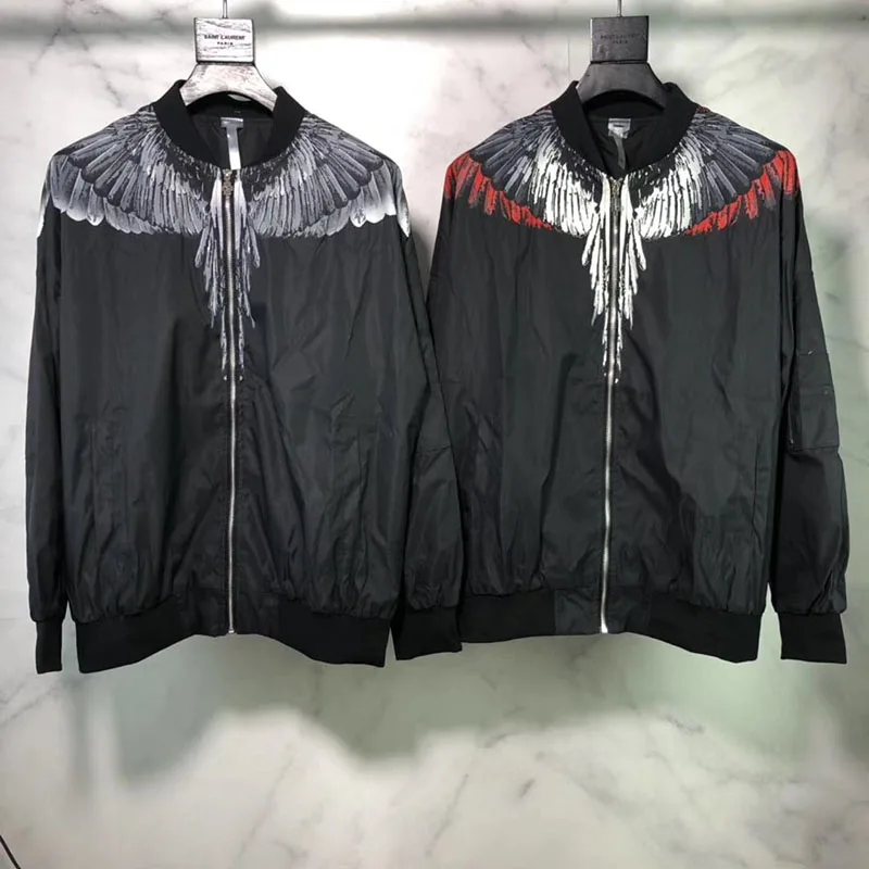 

Marcelo Burlon Jacket Men Women Streetwear Windbreaker Jackets Coats Bomber Jacket Vetements Marcelo Burlon MB Jackets