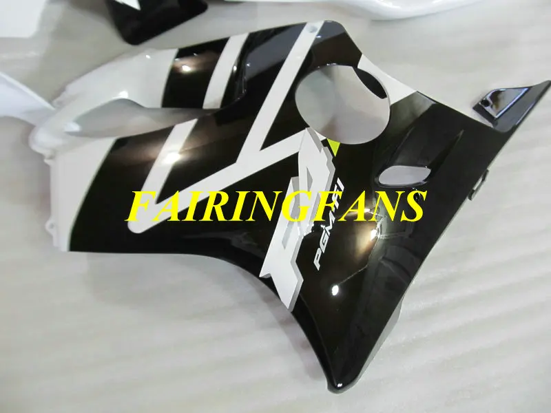 Инжекторный комплект для HONDA CBR600F4I 01 02 03 CBR600 F4i 600F4I 2001 2002 2003 черно белые Обтекатели Кузов+ подарки HV23