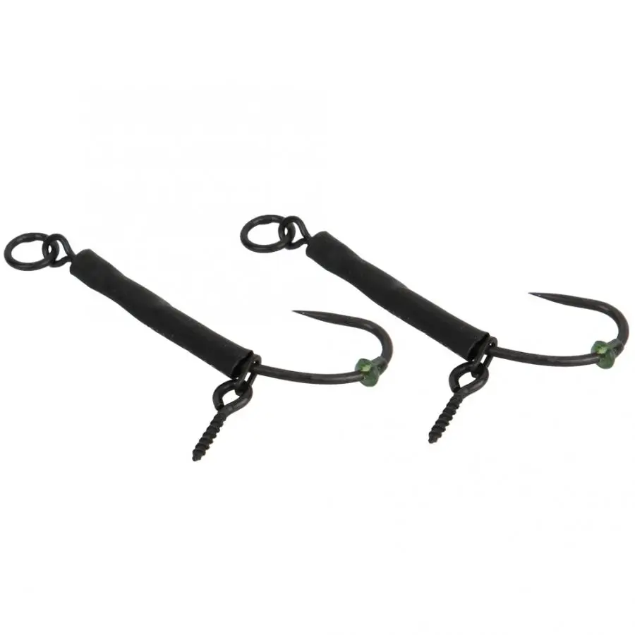 8pcs Carp fishing hook stoper Stop Peg Bait Boilie Screw Ronnie Rigs Barbed Swivels Carp Fishing Hook Fish Kit Accessories