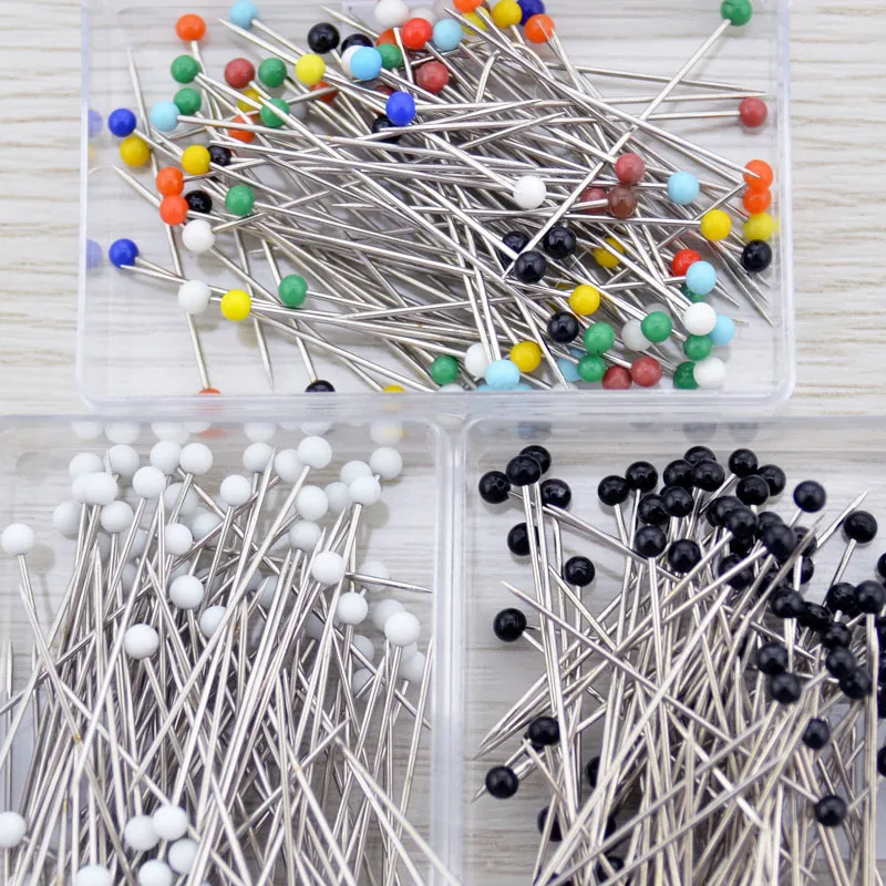 800 Pcs Sewing Pins Can be Used for DIY Crafts Color Sewing Straight Pins Sewing Needle Glass Needle Color Sewing Pins Garment Sewing Accessories Needle Sewing Straight Pins 