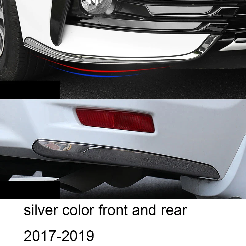 Автомобильный бампер из нержавеющей стали lsrtw2017 угловая полоса для toyota corolla 2013 2014