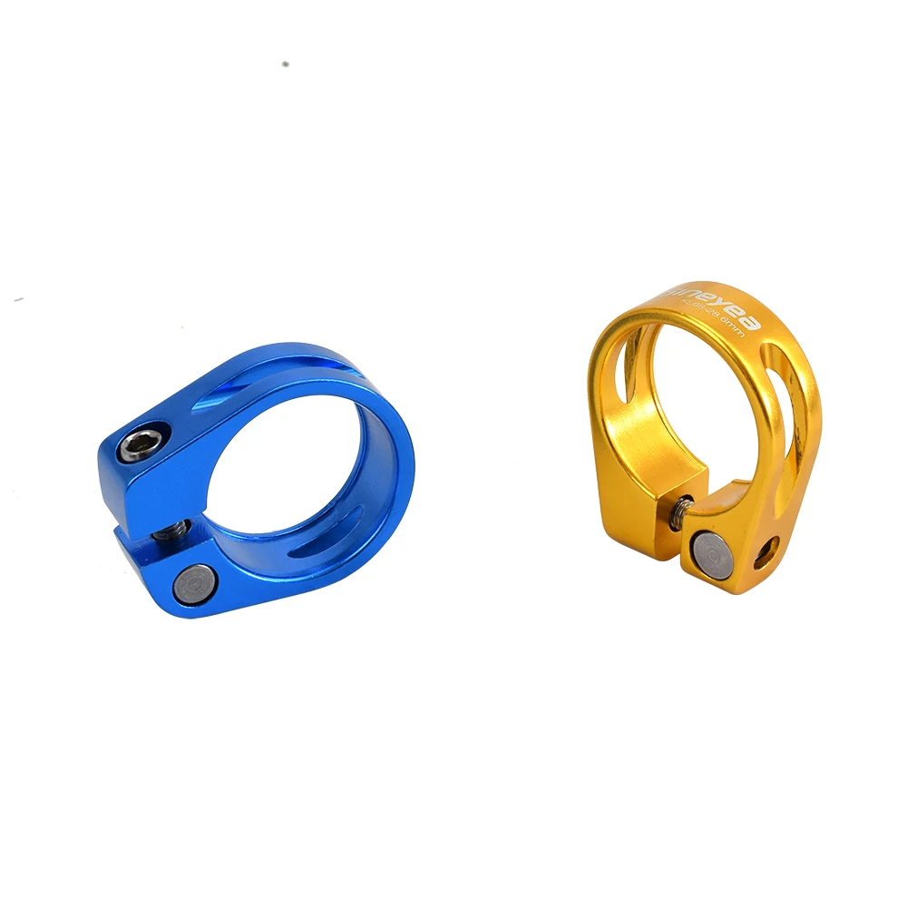 Aluminum Alloy Bicycle Seat Post Clamp 28.6mm 30.2mm 31.8mm 34.9mm Mountain MTB Road Bike Seatpost Pipe Clamps