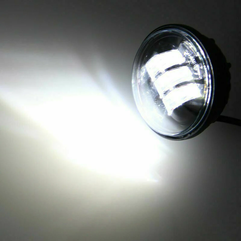 7 дюймовый светодиодный головной светильник 4,5 дюйма LED Противотуманные фары светильник комплект IP65 6500K дневные ходовые огни 12V Белый для Harley Davidson Hi/ближнего и дальнего света для полных мальчиков Road King