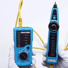 RJ45 Network Cable Tester LAN Cable Tester Cat5 Cat6 Detector RJ11 Telephone Wire Tracer Toner Ethernet Line Finder Tool bside fwt11 high quality rj11 rj45 telephone wire tracker tracer toner ethernet lan network cable tester detector line finder