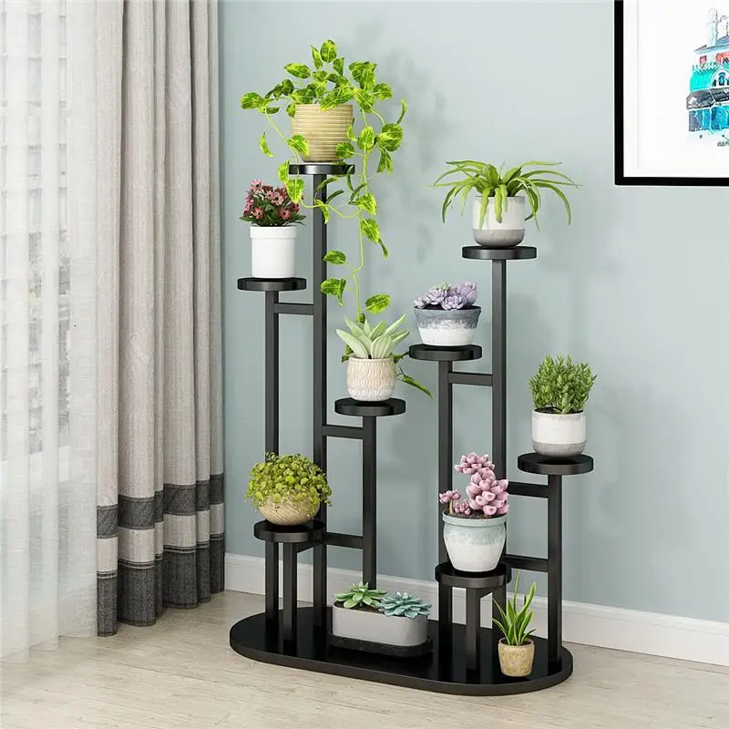 Для Estanteria Jardin Mueble Para Plantas горшок плантенстандарт лестница балкон открытый цветок стенд Stojak Na Kwiaty полка для растений - Цвет: Version M