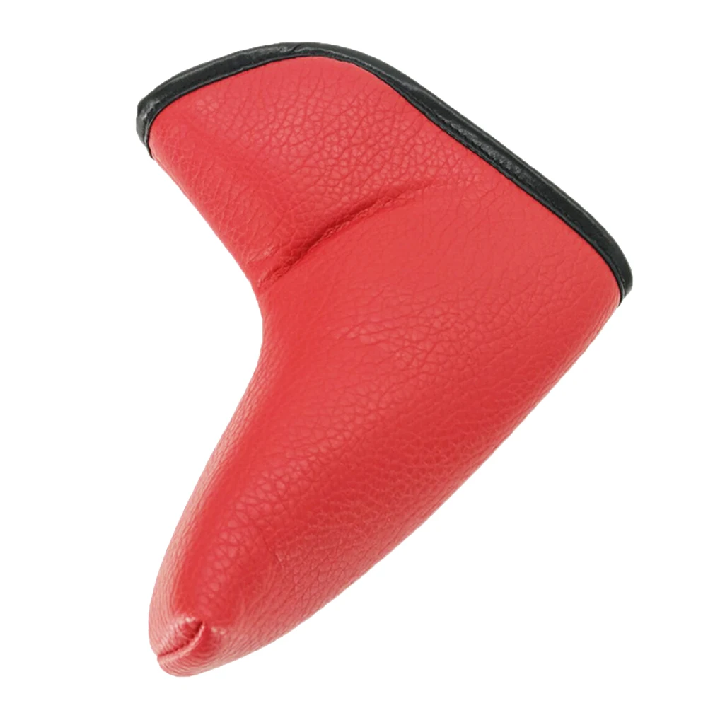 Magnetic Golf Club Head Cover PU Leather Composite Golf Iron Cap Putter Cover Protection for Golf Putter ASD88
