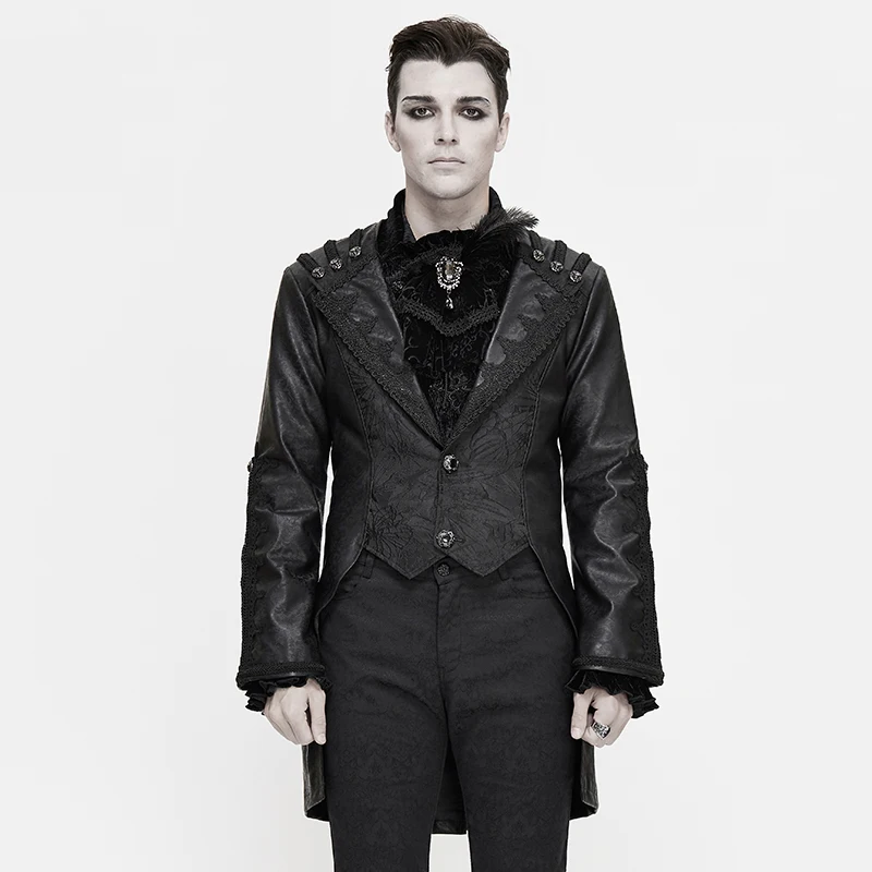 別注 パーティーや結婚式のためのコスチュームジャケット ステージウェア ゴシック メンズコート ハロウィンコート イブニングウェア 今季ブランド Www Carnavalkids Com