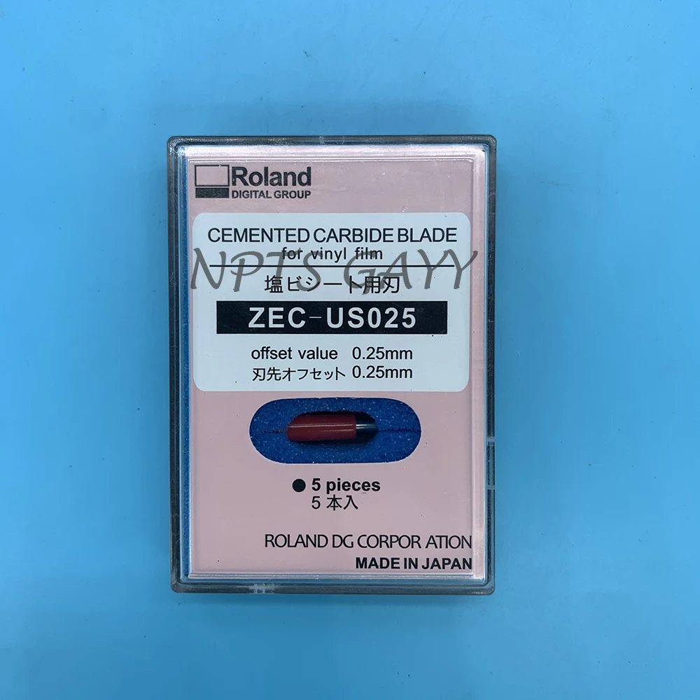 Faca Lâmina Roland de 45 Graus Peças Lâmina de Carboneto Cimentado para Lâminas de Plotter de Corte Roland 0.25 mm - Imagem 2