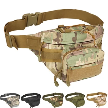 

Men Tactical Waist Pack Belt Hip Bum Military Phone Wallet Pouch Molle Small Camping Running Belt Bag