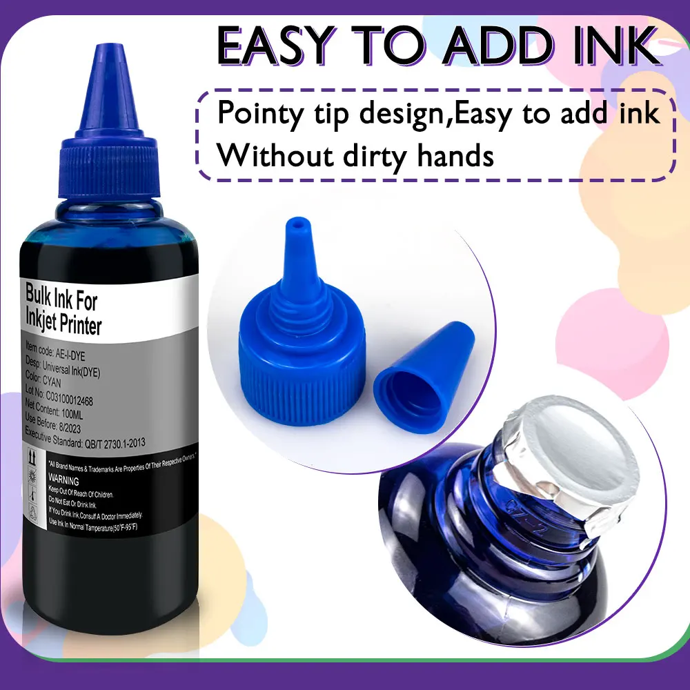 Dye ink refill kit 100ml dye ink kit,ink refill kit,dye ink refill,inkjet printer ink,ink cartridge refill kit,ink refill FOR Canon PG510 CL511 PG 540 545 445 440 CL 541 546 446 441 XL printer inkjet cartridge tank