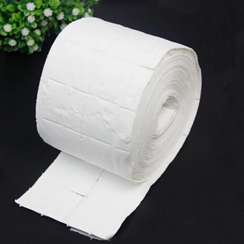 300/500Pcs Cleaner Nail Degreaser Cotton Wipes Gel Polish Glue Remover Lint-free Napkins Manicure Nails Art Accessories Tools