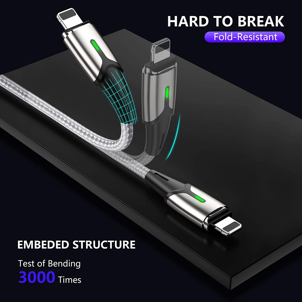 ZRSE 3m 2M 1M Магнитный кабель Micro USB кабель для iPhone samsung Магнитный зарядный светодиодный 3A Синхронизация данных Быстрая зарядка type C кабели