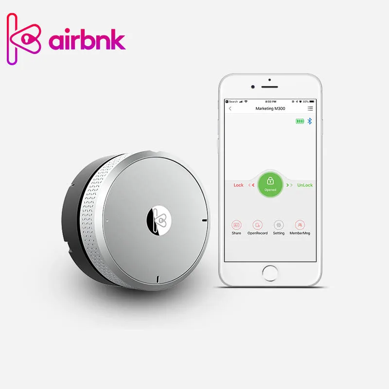 M300 Fingerprint Smart Lock Body Phone Control Steel Door sensor Lockbody Keyless Lock Core Control