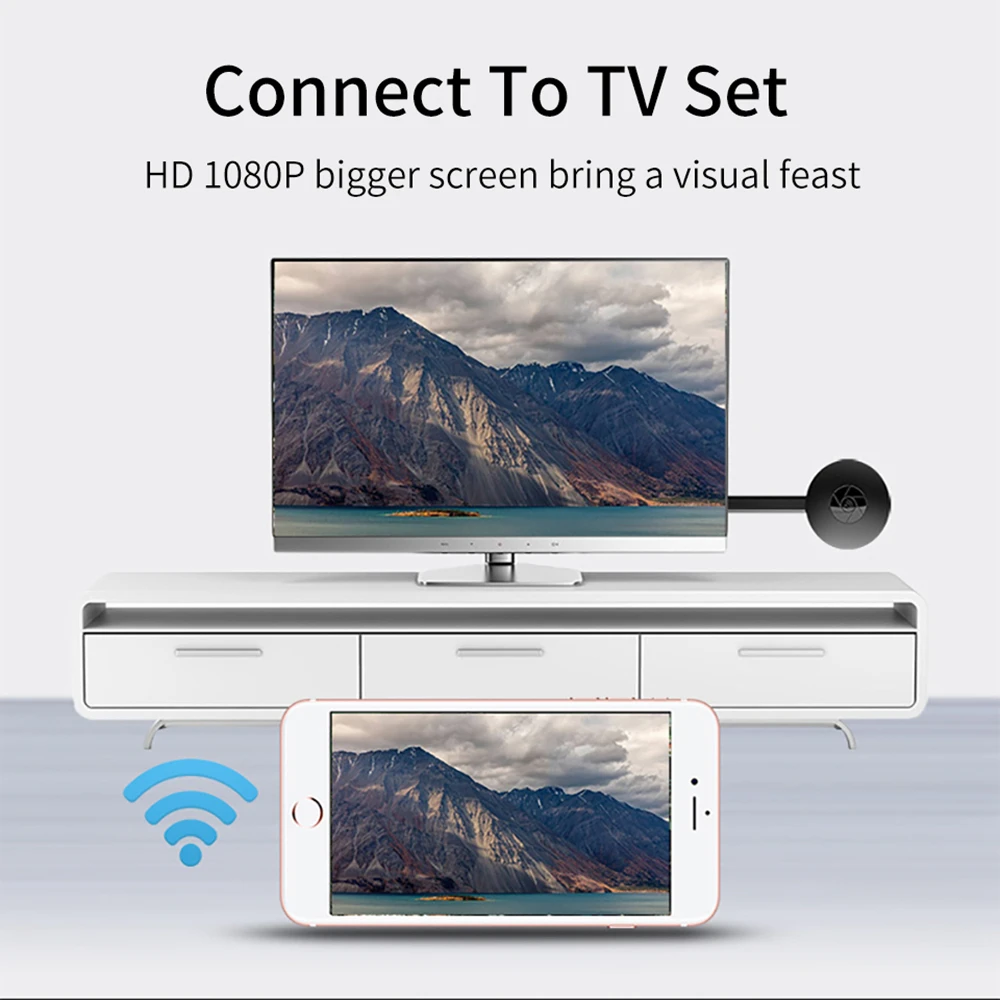 VISIONTEK беспроводной ключ HD, беспроводной тот же экран, поддержка подключения проектора ноутбука ПК планшета тот же экран телефона