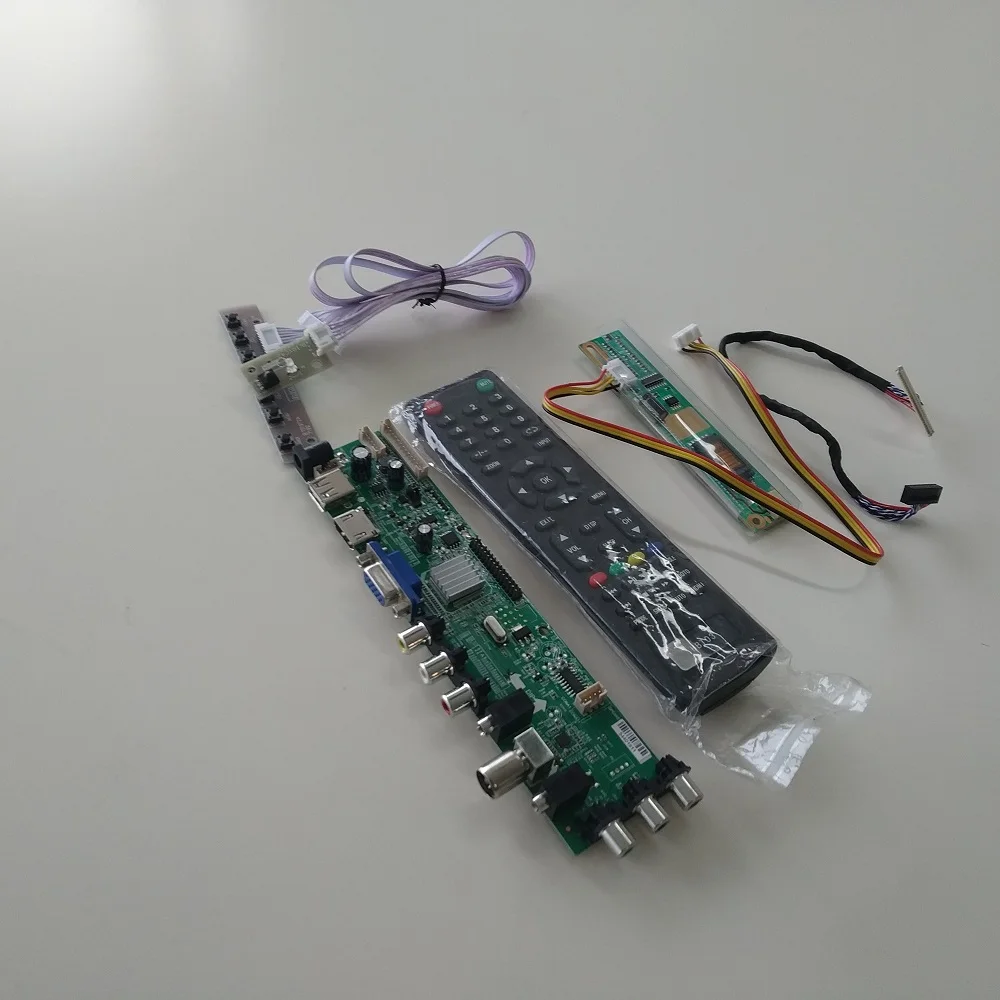 Комплект для B150XG01 V.7 1 CCFL 30pin ЖК-панель 1024X768 ТВ плата контроллера HDMI VGA 1" цифровой USB AV DVB-C DVB-T