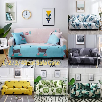 

Stretch Slipcovers Sectional Elastic Stretch Sofa Cover for Living Room Couch Cover L shape Armchair Cover Single/Two/Three seat