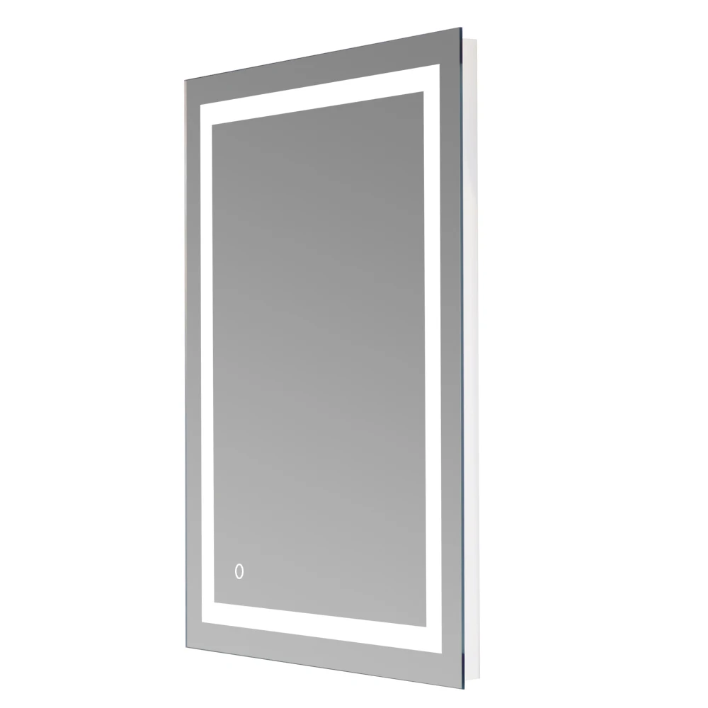 32"x 24" Square Wall Mounted Led Lighted Bathroom Mirror With Touch