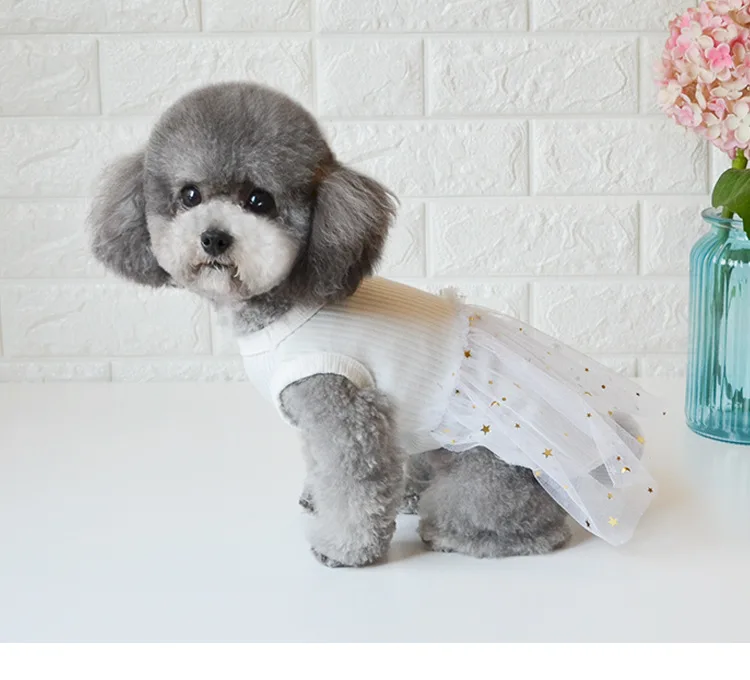 Spring And Summer New Style Dog Skirt Pet Skirt Dog Clothes Pet Clothes Small Dog Clothes Dog Vest