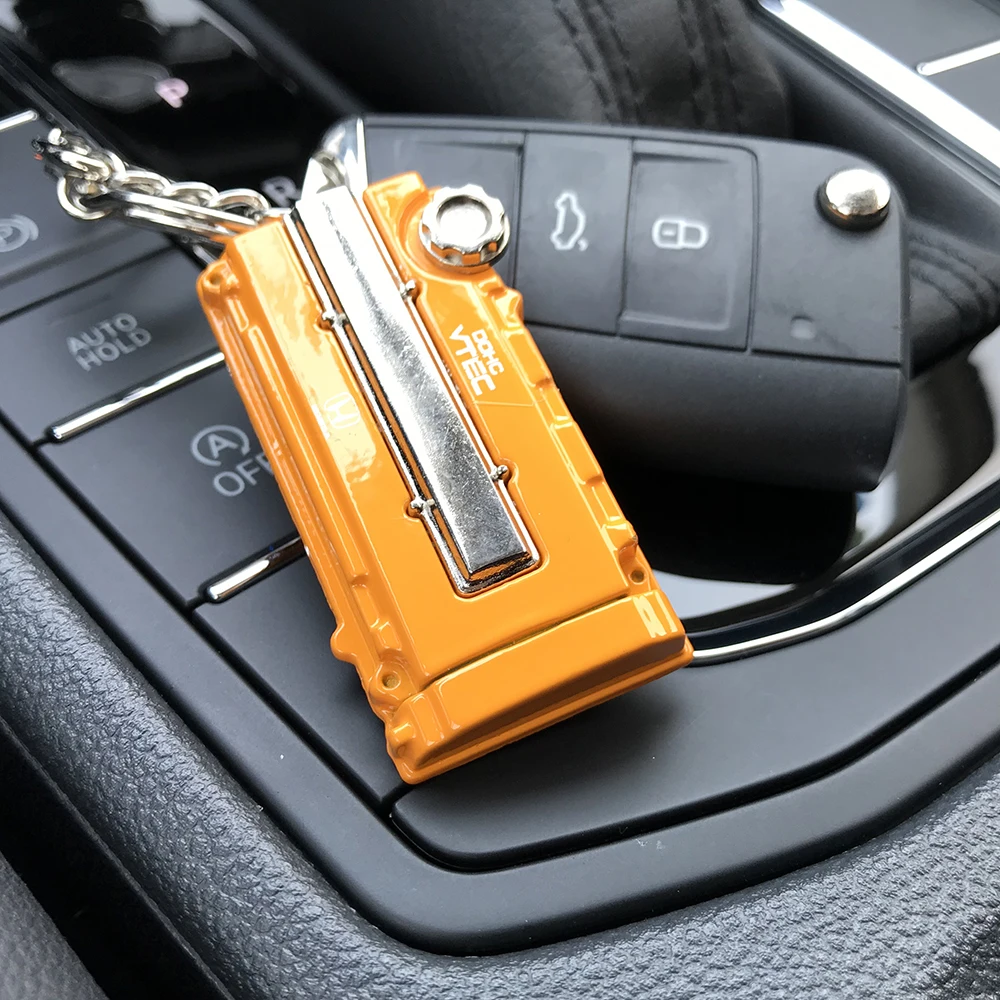 Высокое качество JDM Металл vtec двигатель DOHC K20 автомобильный турбо брелок для honda брелок civic gk5 b16 b18c ek9 Джаз аксессуары Accord - Название цвета: 2