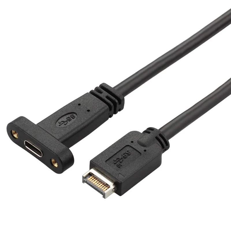 USB 3,1 type E PCI-E для USB 3,1 type C Female Gen 2 удлинитель кронштейн профиля