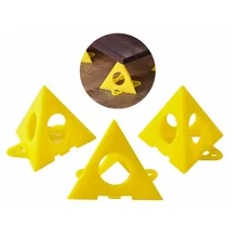 

10pcs Triangle Pyramid Stands Set Paint Tool Triangle Paint Pads Feet for Woodworking Accessories Paint Pads Hand Operated Tools
