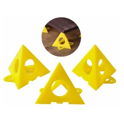 10 pièces Triangle Pyramide Stands Ensemble Outil De Peinture Triangle Tampons De Peinture Pieds pour Accessoires De Travail Du Bois Tampons De Peinture Outils À Main 