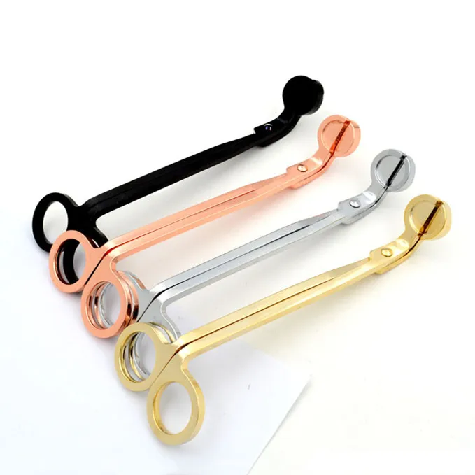 Durable Metal Candle Oil Wick Lamp Trim Trimmer Scissors Cutter Snuffers Tools 