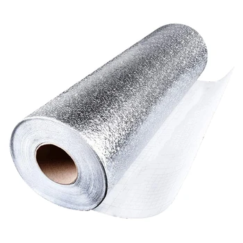 

Kitchen Backsplash Sticker,Aluminum Foil Orange Peel Texture Wall Paper, Waterproof Removable High Temperature Resistant DIY Wal