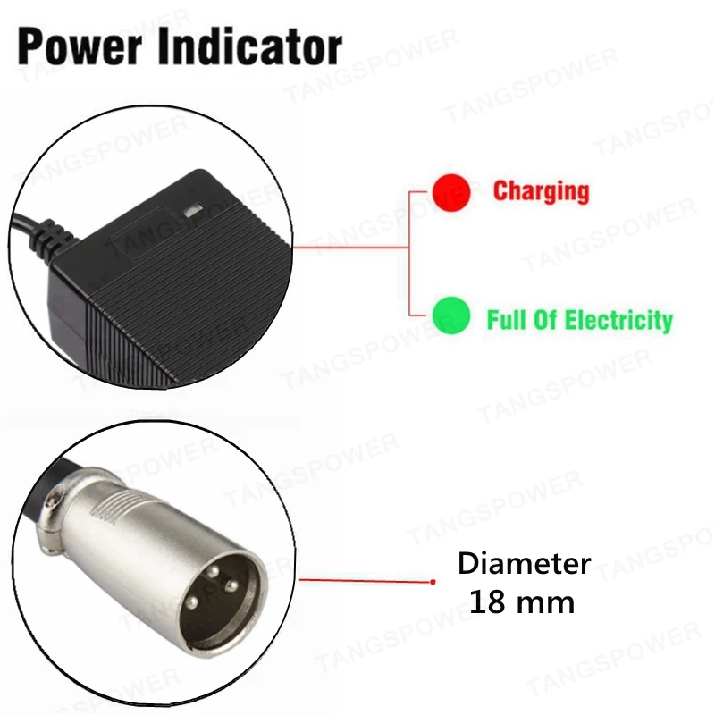 24V 2A Lead Acid Battery Charger For Wheelchair Charger Golf Cart For 28.8V Lead-acid Battery 3-Pin XLR Connector battery charger charger adapter battery charger adapter