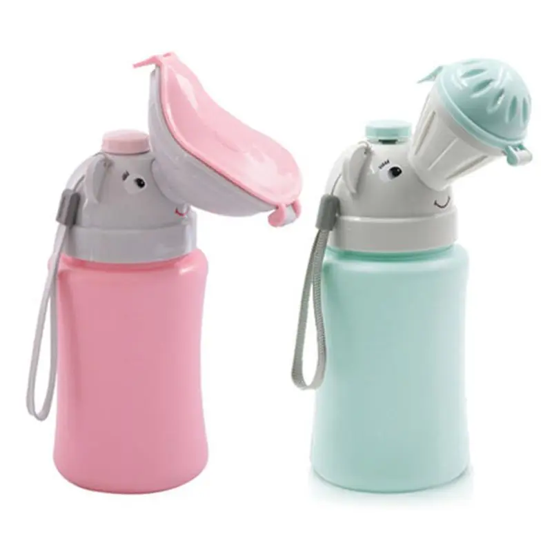 500ML Baby Portable Urinal Toilet Boy Girl Cars Travel Supplies Potty Training