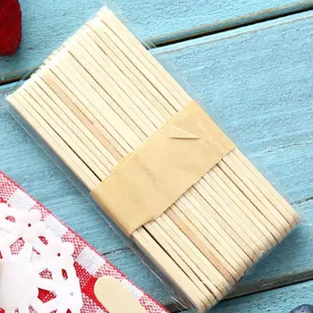 

20Pcs/set Wooden Popsicle Sticks Natural Wood Ice Lolly Kids Cake Ice Art DIY Crafts Hand Accessories Sticks Cream