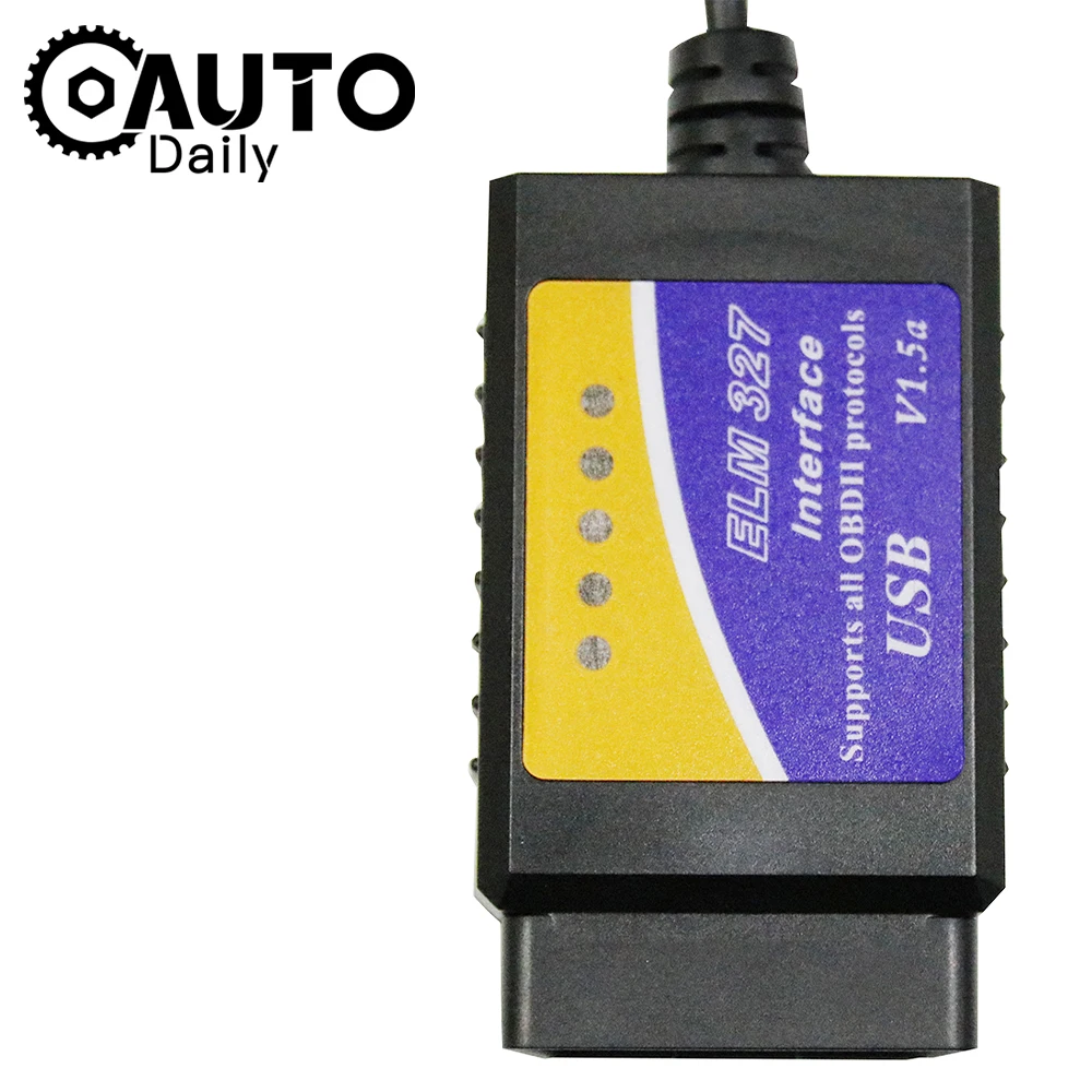 Автомобильный диагностический сканер V04HU ELM327 USB V1.5 PIC18F25K80 OBD2 ELM 327 OBDII инструмент OBD