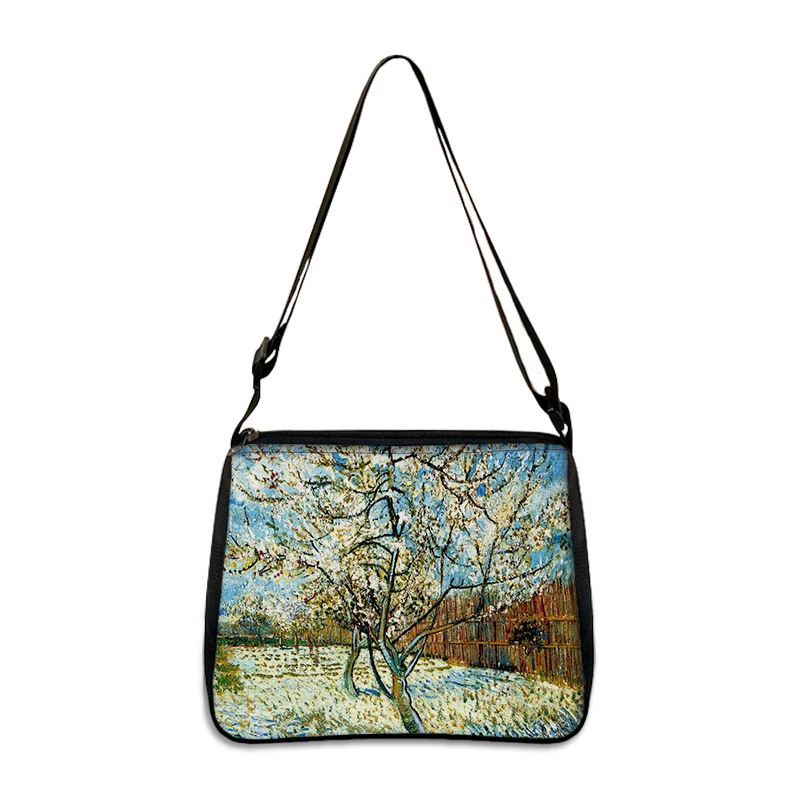 Shoulder Bags best of sale Van Gogh Art Print Shoulder Bag Women Handbag Oil Painting Sunflower Starr Night Canvas Crossbody Bags Girl Casual Satchel Gift ladies shoulder bags Shoulder Bags