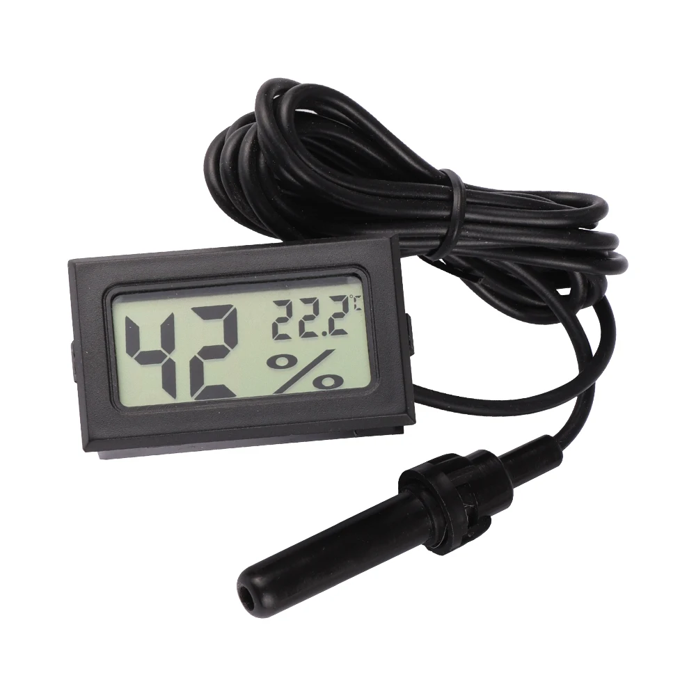 

Mini LCD Digital Thermometer For Freezer Temperature -50~70 Degree Refrigerator Fridge Thermometer Indoor Outdoor Probe 1.5M