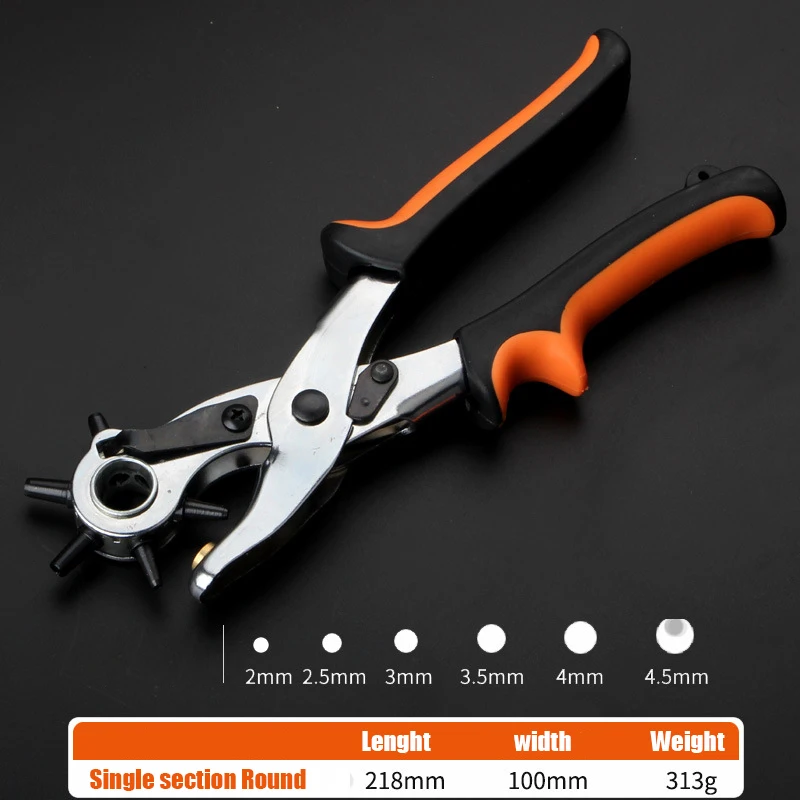 Leather Hole Punch Leather Craft Tools Leather Sewing Tools for Belt Watchband Strap Paper