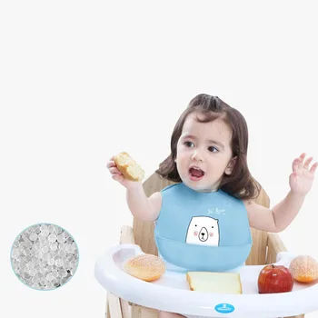 

Waterproof Baby Silicone Bibs Burp Cloths Kids Adjustable Feeding Apron