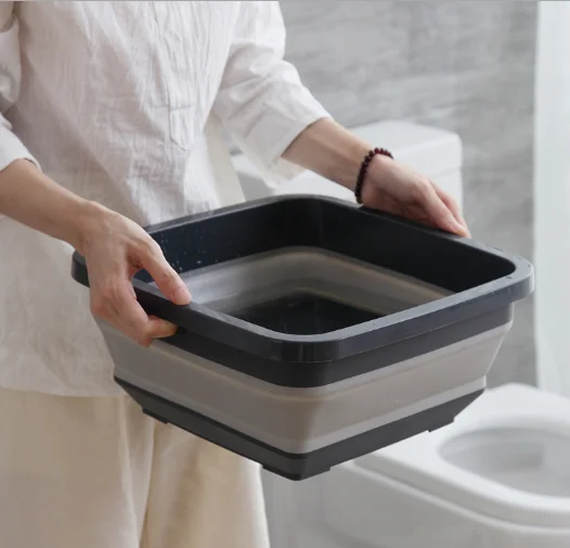 

Portable Folding Bucket Foldable Basin Tourism Outdoor Folding Bucket Fishing Promotion Camping Car Wash Bucket Outdoor Camping