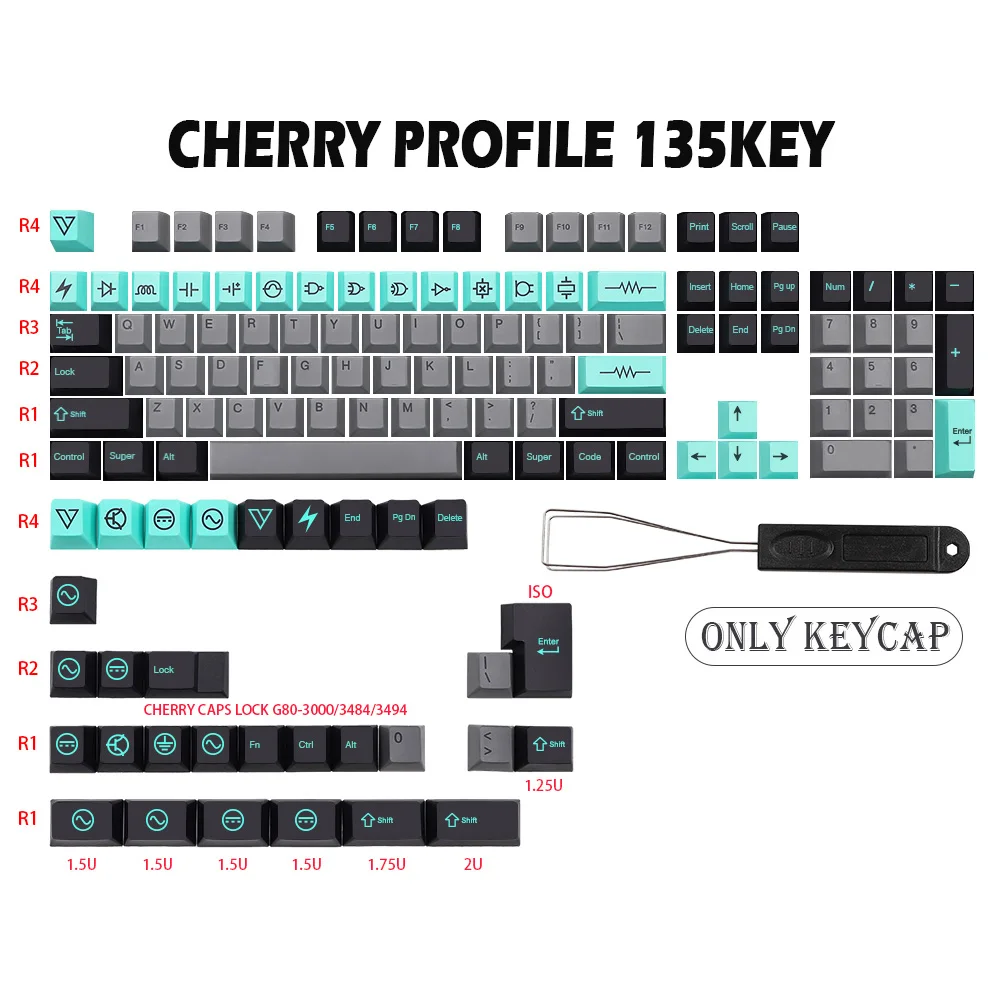 GMK-KEY電気キーキャップセット桜プロファイルpbtキーキャップmx 