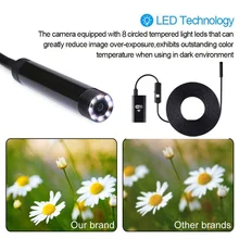 Ушная ложка бороскоп 2mp 8 мм мониторинг компьютеров фотографии ручной эндоскоп HD эндоскоп 8 светодиодный осмотр