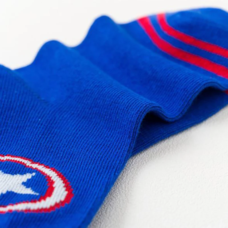 5 шт., носки без пятки с рисунком «Капитан Америка» детские носки на весну-осень-зиму носки из хлопка для мальчиков-подростков