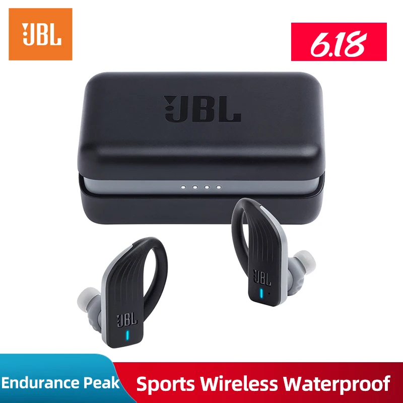Беспроводные спортивные наушники JBL Endurance Peak водонепроницаемые TWS Bluetooth Hi Fi