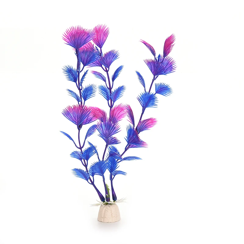 NEW 20cm Colorful Artificial Water Durable Plastic Plant For Aquarium Fish Tank Ornament Water Plants Lanscaping Wholesale