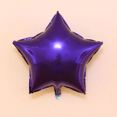 1 шт. 36 дюймов 18 дюймов Луна Звезда большие воздушные шары на день рождения вечерние декоративные гелиевые шарики для свадебного фестиваля вечерние принадлежности - Цвет: 18inch 3pcs purple