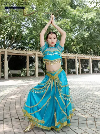 3 шт. детский костюм для танца живота | Тематическая одежда и униформа