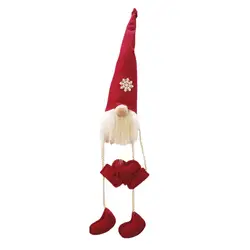 Милая Рождественская кукла, Безликий реквизит для фотосъемки, подвесные украшения на окно, фаршированные подвесные украшения, настольные